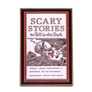 SCARY STORIES TO TELL IN THE DARK BOOK OIL DRIPPED ENAMEL LAPEL PIN BROOCH NWT